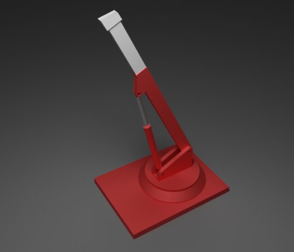 Blender Animated Crane 3D Model