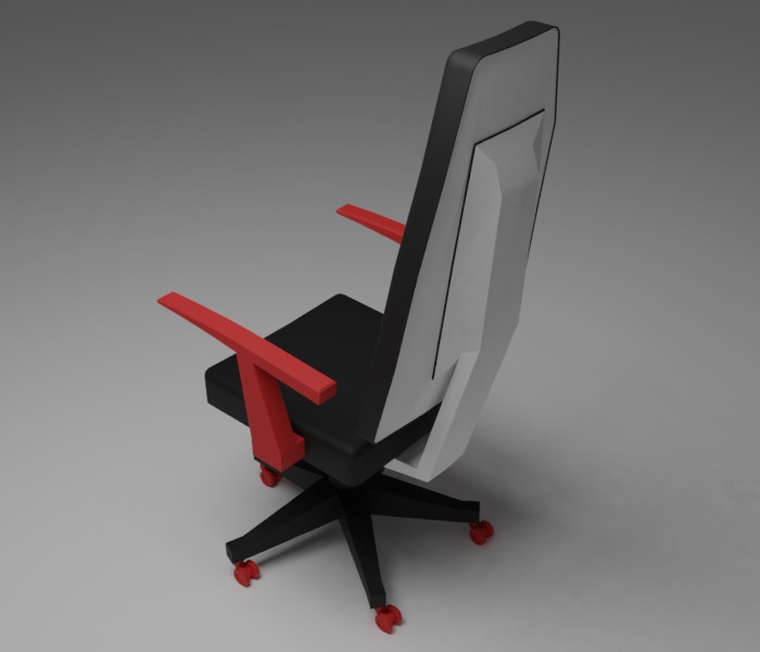 Office Chair 3D Model Free Download